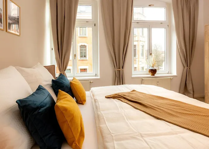 Soulscape Apartments Zwickau Edler Sanierter Altbau-Wohnraum Zentrumsnah Gratis Wifi